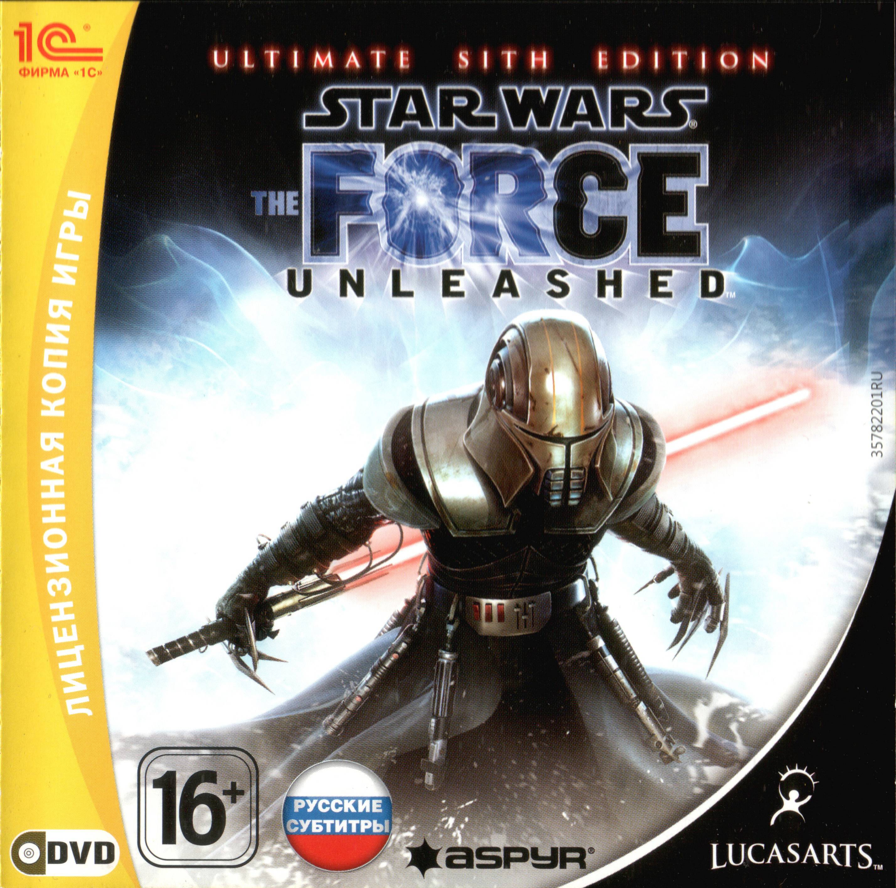 Лицензионный диск Star Wars The Force Unleashed для Windows